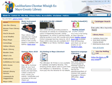 Tablet Screenshot of mayolibrary.ie